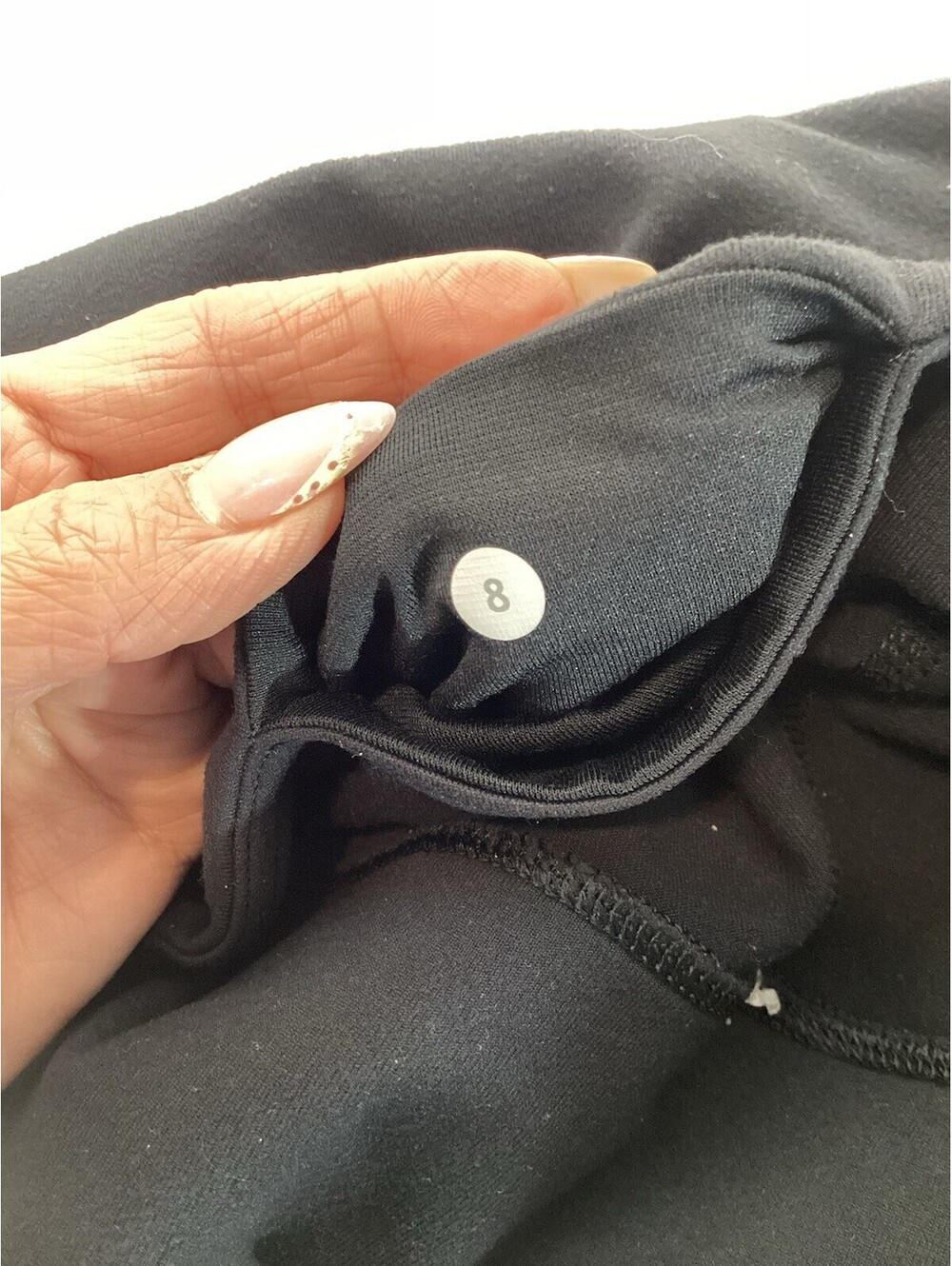 Lululemon Align Black High Rise Crop 19" Leggings Yoga Pants Size 8 Athleisure - Picture 3 of 3
